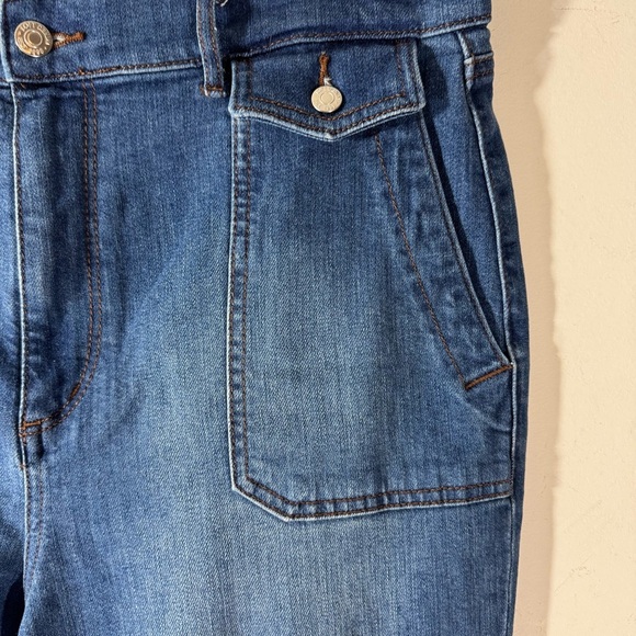 Loft Utility High Rise slim flare jeans - Picture 4 of 13